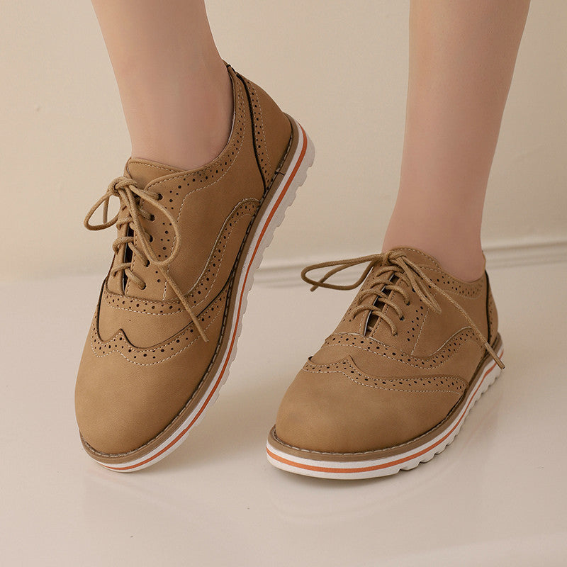 Gemma - Zapatos Tipo Derby Casual de Gamuza para Mujer