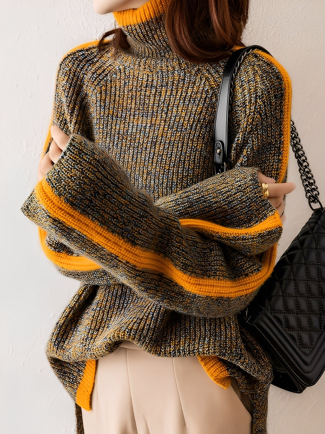 Suzanna - Suéter moderno y ancho de punto para mujer