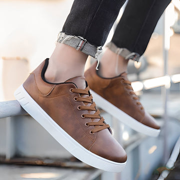 Jerome - Elegantes zapatos de cuero planos para hombres