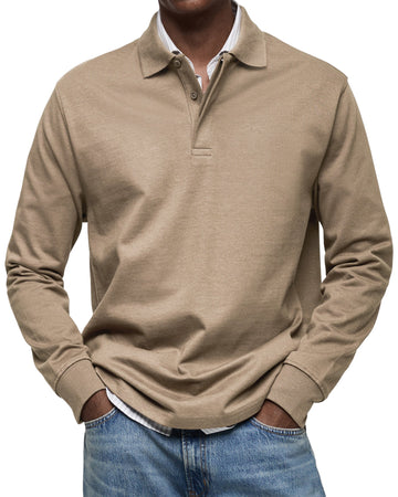 Dewey - Polo de Manga Larga para Hombre