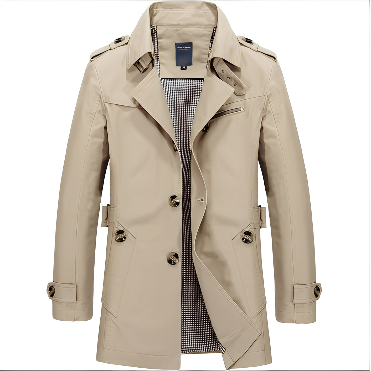 Harry - Chaqueta cortavientos de longitud media para hombres