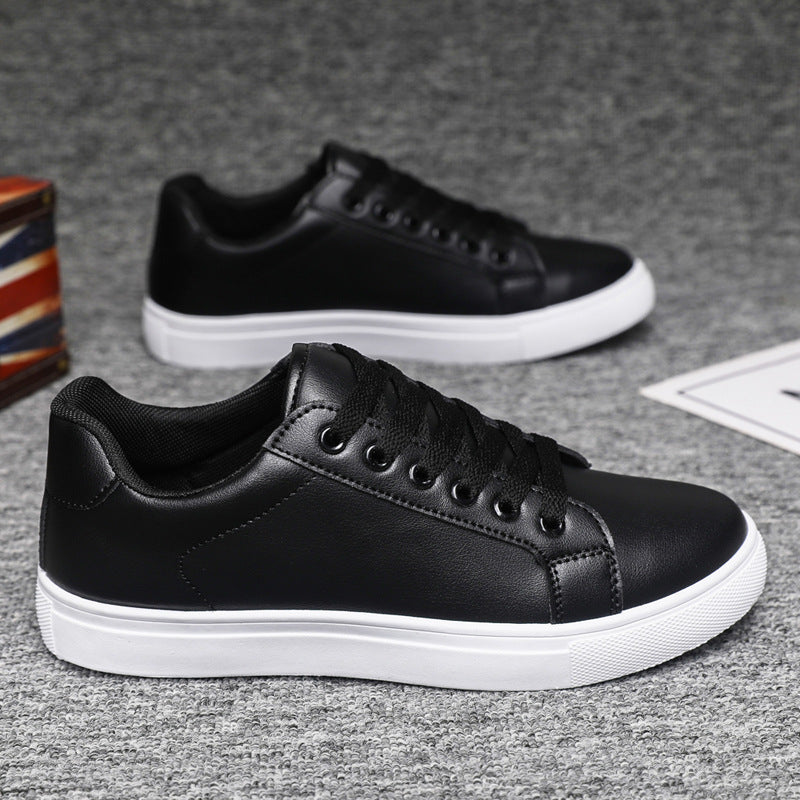 Nicholas - Zapatillas de cuero informales y simples para hombres