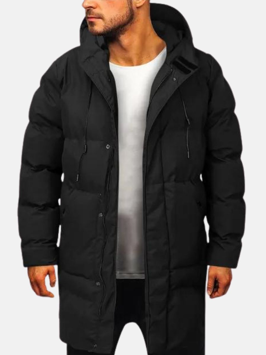 Elegante abrigo de invierno para hombre, cómodo y chic