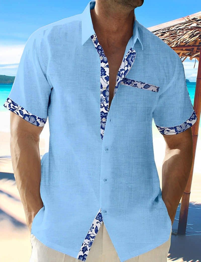 Anthony - Camisa cómoda de lino para hombres