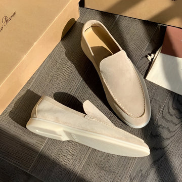 Dominick - Zapatos mocasines de gamuza para hombres