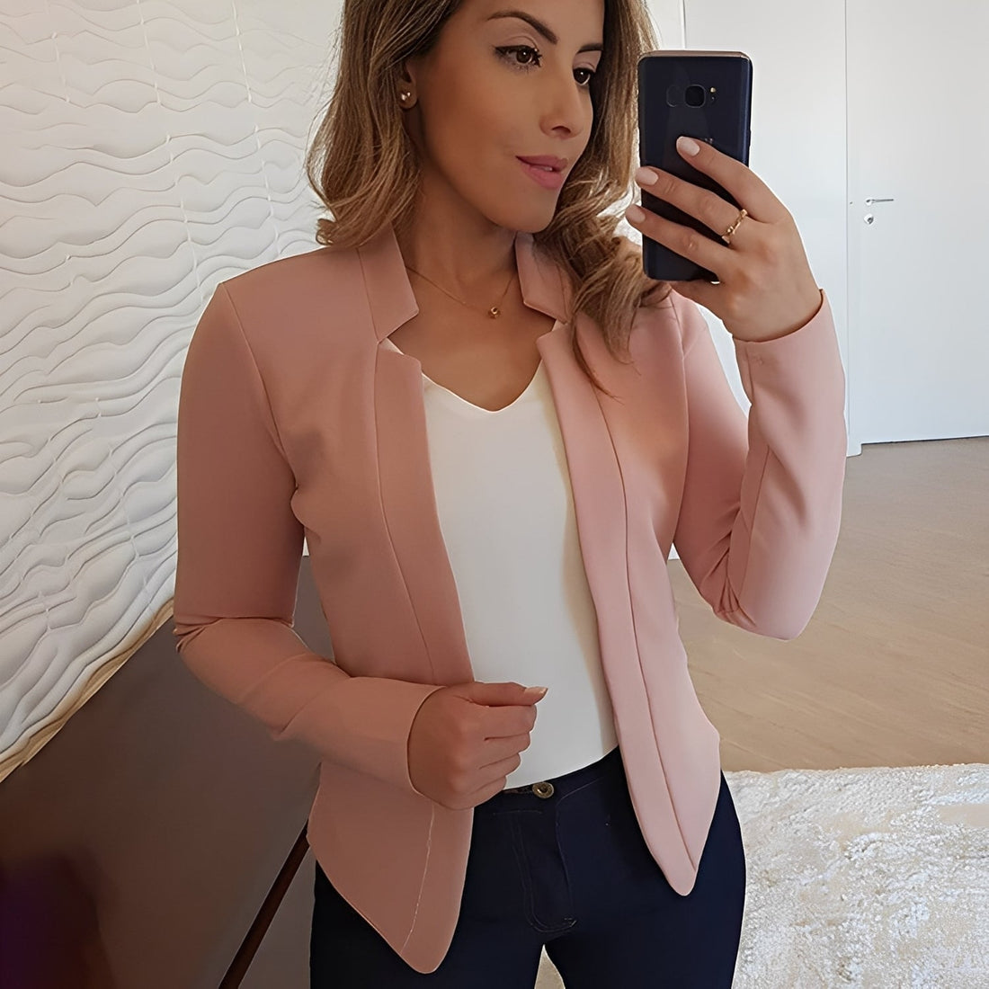 Marsha - Blazer Sofisticado con Solapa para Mujeres