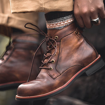 Chester - Botas clásicas de cuero para hombres