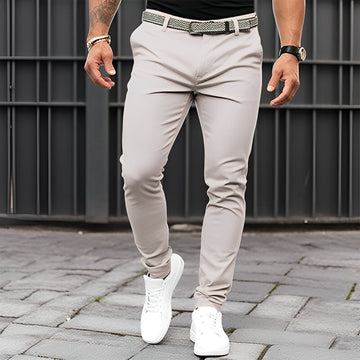 Jaron - Pantalón elegante y casual Slim-Fit para hombres