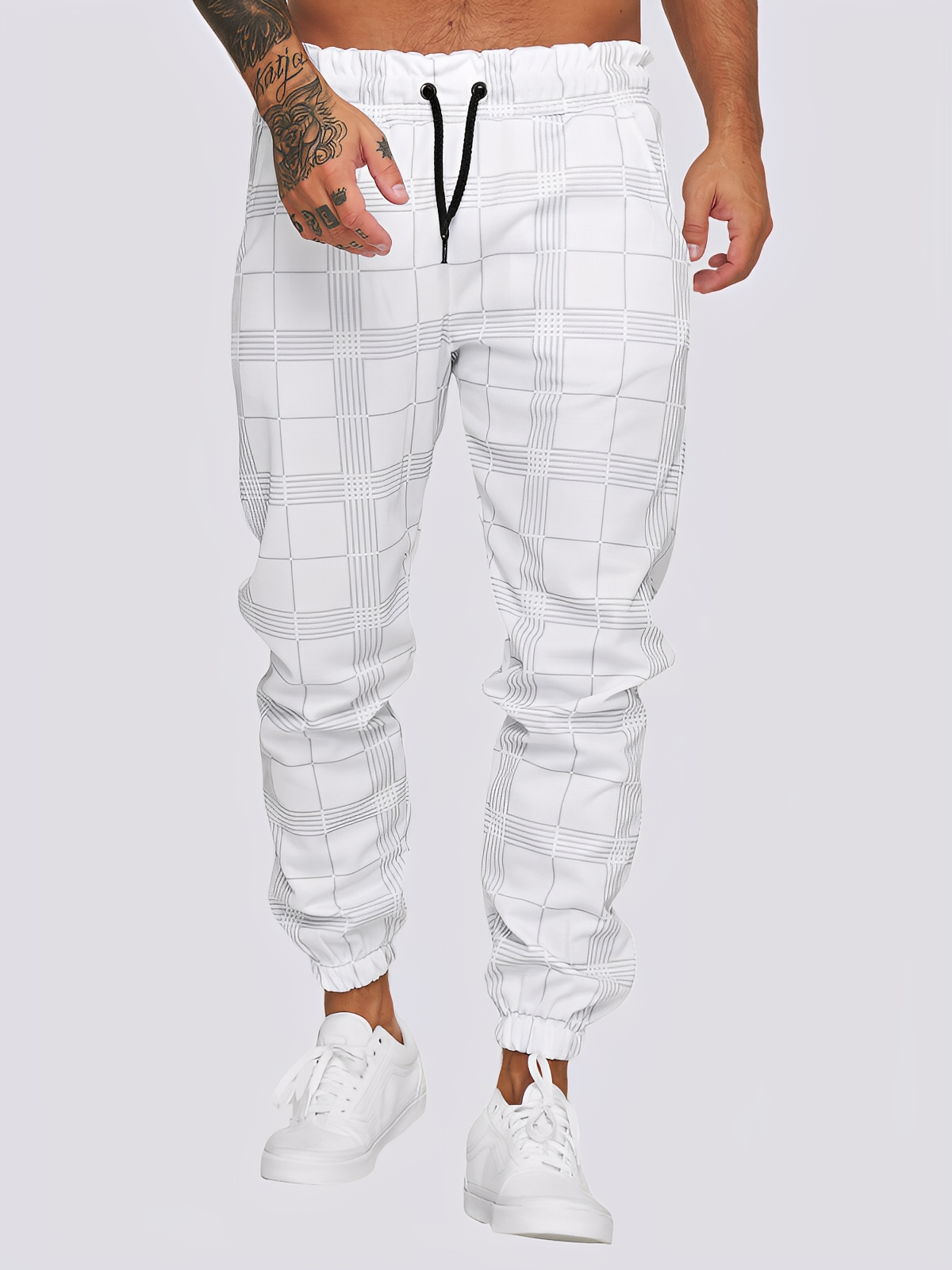 Jaeden - Elegantes pantalones a cuadros para hombres