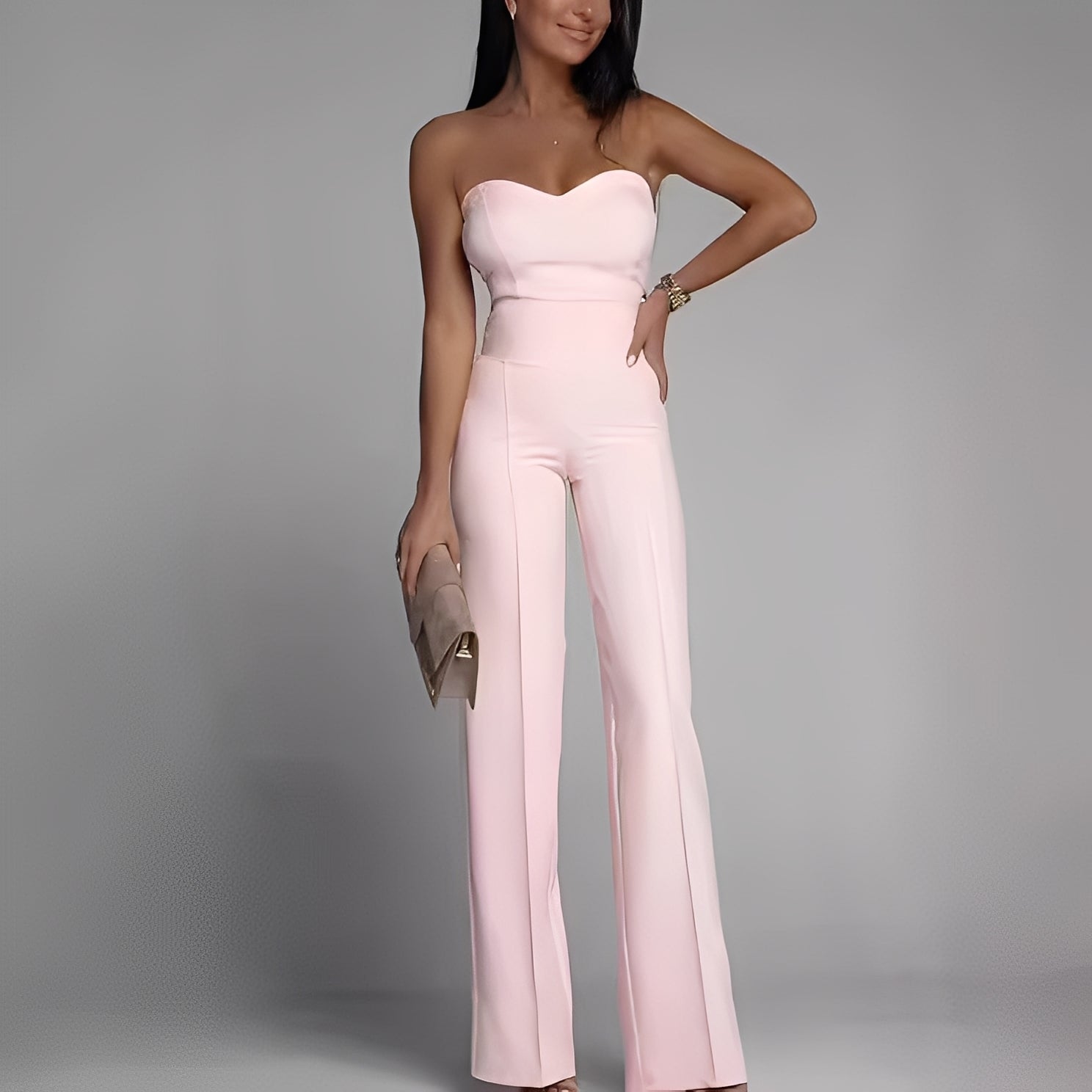 Briley - Mono elegante, formal y strapless para mujeres