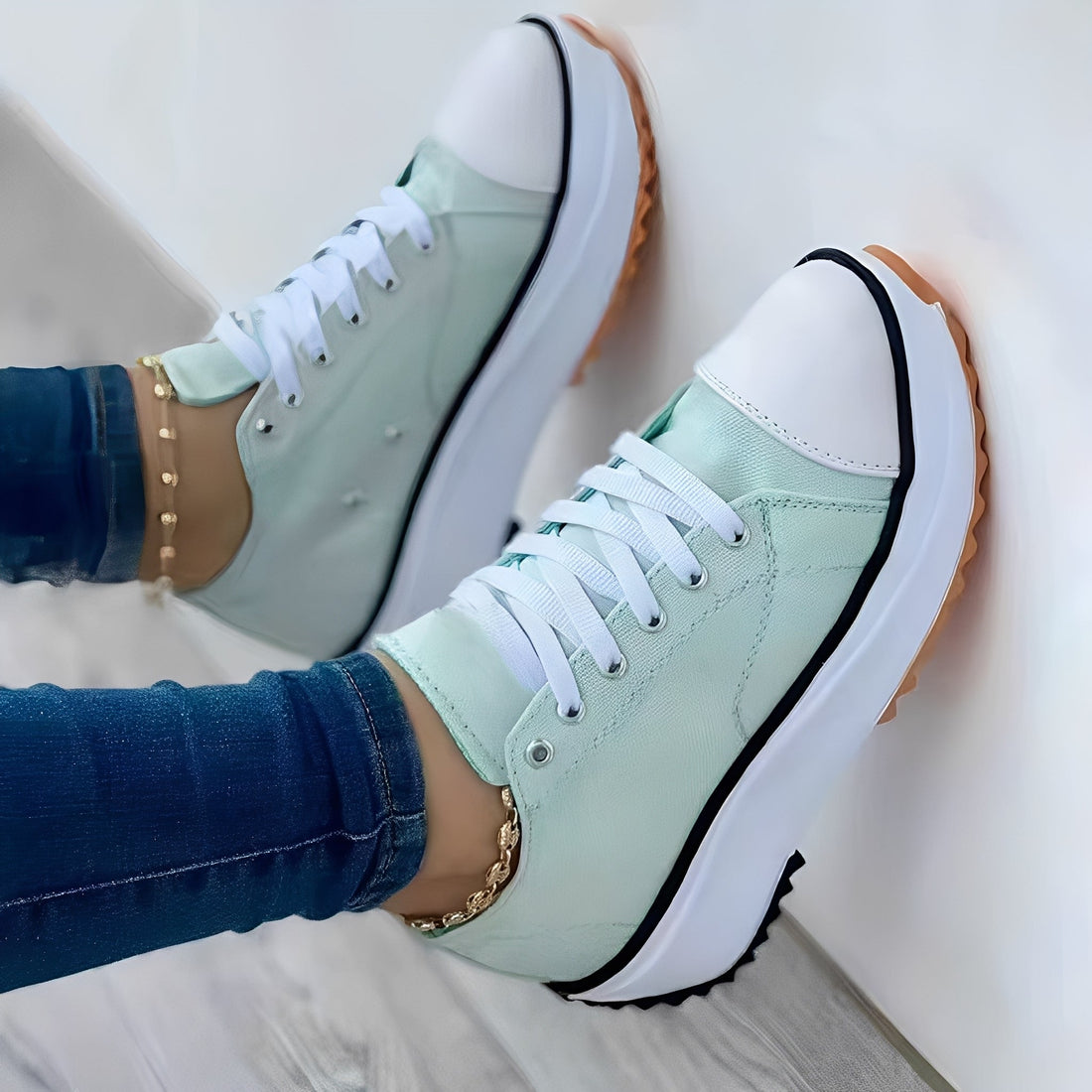 Mellony - Zapatos informales con suelas gruesas para mujeres