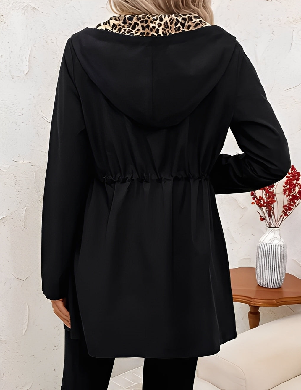 Jennelle - Chaqueta Reversible y Elegante con Capucha para Mujeres