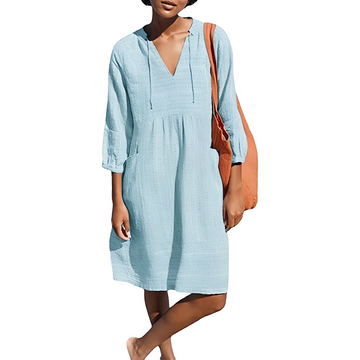 Annmarie - Vestido Camisa Suelto para Mujer de Playa