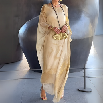 Emory - Vestido Moderno de Seda Chiffon para Mujeres