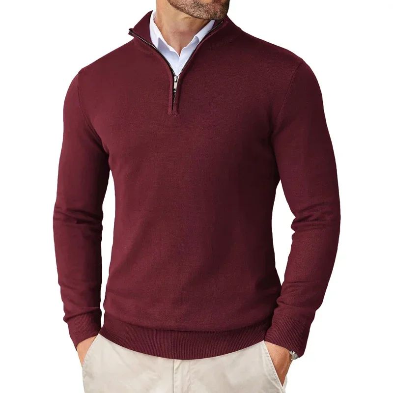 Bowen - Suéter Moderno con Cremallera para Hombres