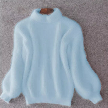 Brenda – Suéter retro estilo angora