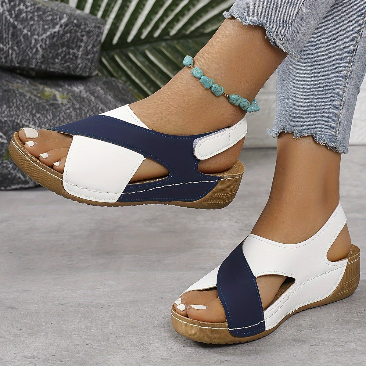 Marta - Sandalias ortopédicas cómodas para mujer, soporte