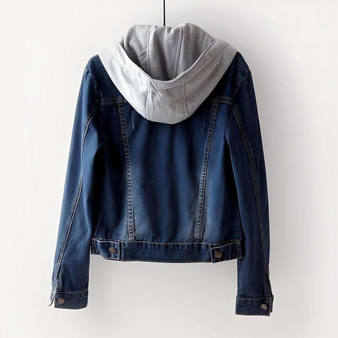 Karolyn - Bonita chaqueta de mezclilla con capucha para mujeres