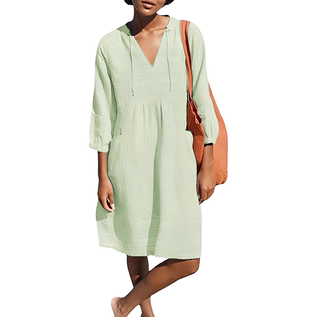 Annmarie - Vestido Camisa Suelto para Mujer de Playa