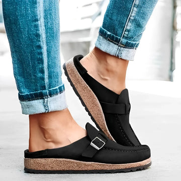 Dannie- Diseño Moderno Sandalias de Cuero