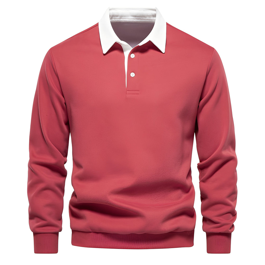 Sonnie - Polo Casual de Hombre con Manga Larga