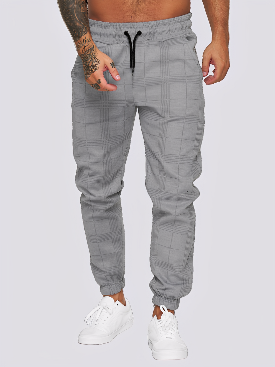 Jaeden - Elegantes pantalones a cuadros para hombres