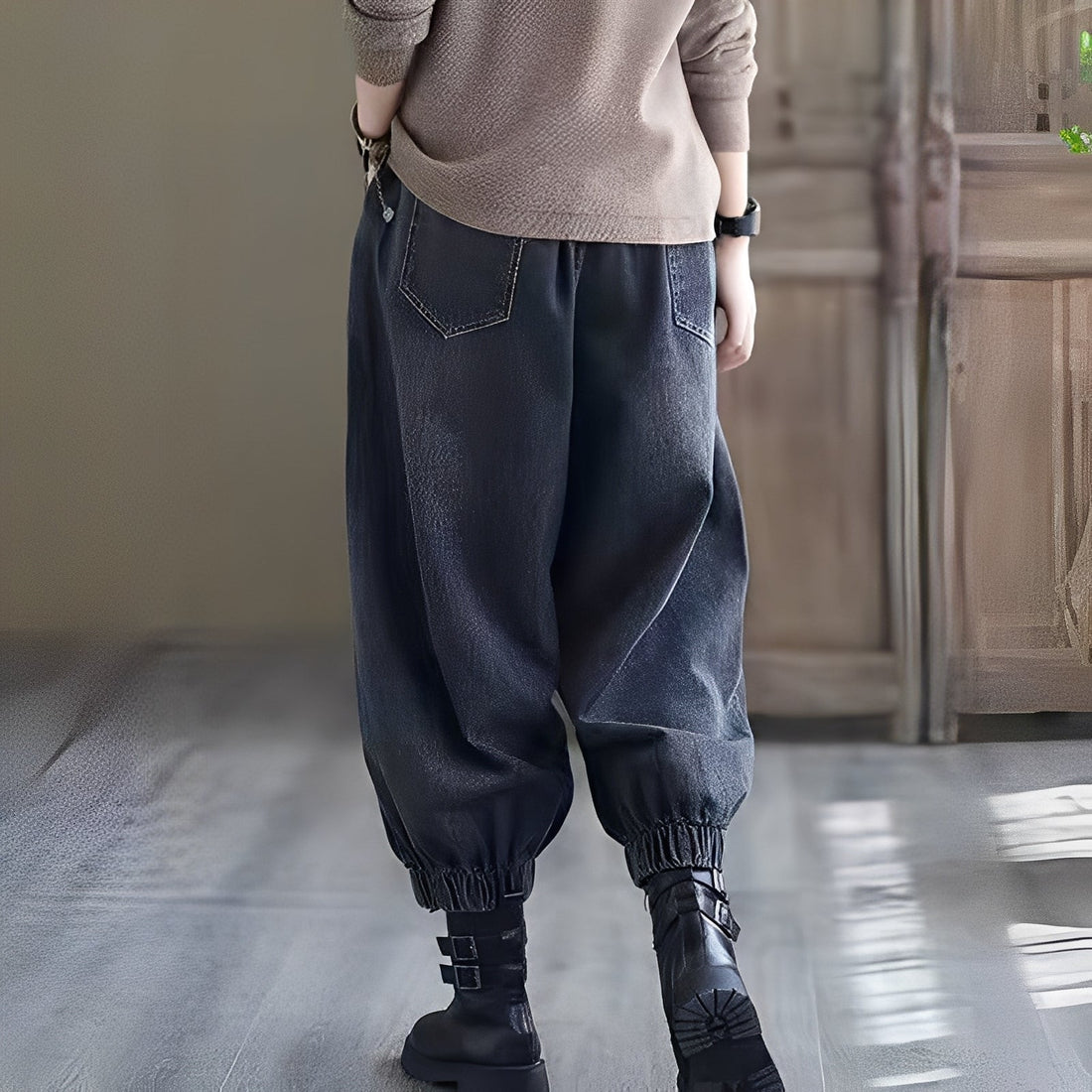Shyanne - Jeans clásicos con cintura elástica para mujeres