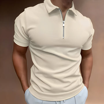 Hubert - Polo Chic con Cremallera para Hombres
