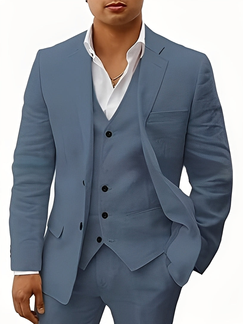 Thorley - Conjunto formal de tres piezas para hombres