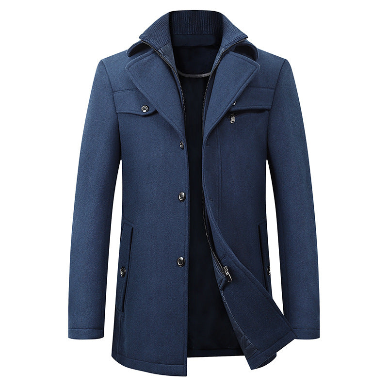 Kellan - Abrigo de lana de invierno elegante para hombres