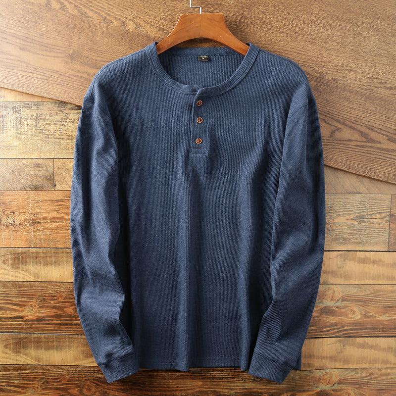 Samuel - Jersey de estilo retro con mangas largas para hombres