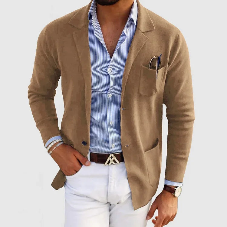 Nico – Blazer elegante para hombre con solapa y botones