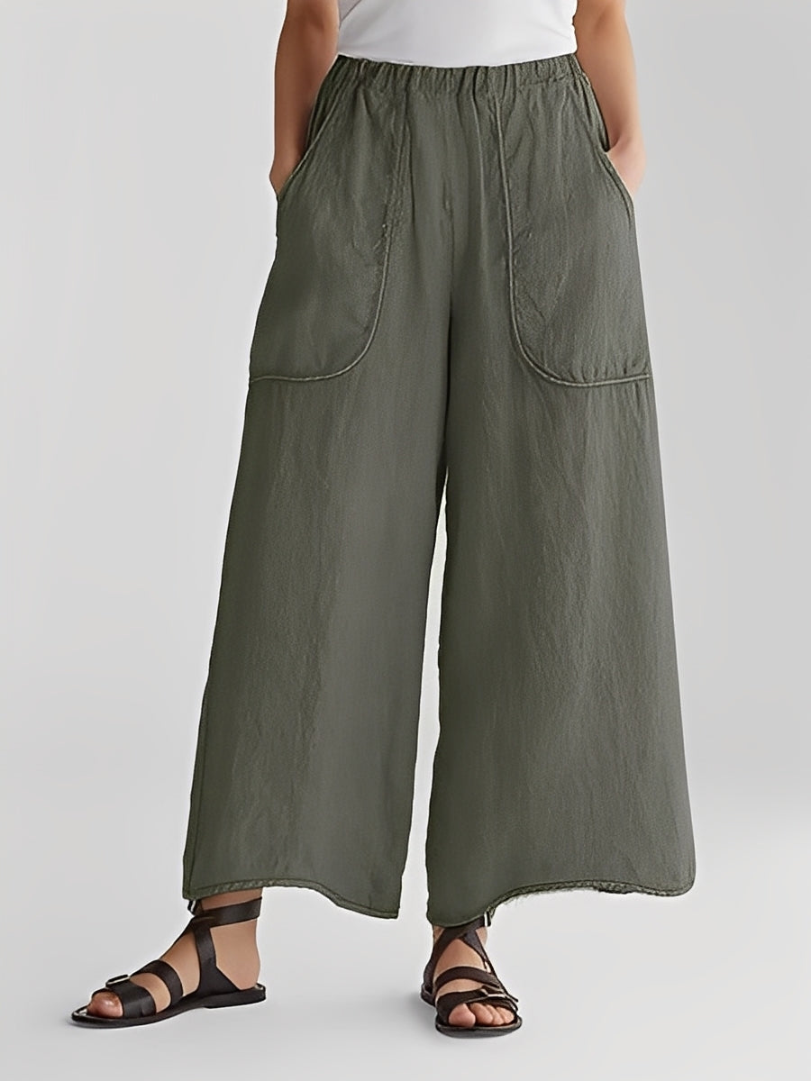 Marley - Pantalón ancho informal para mujeres