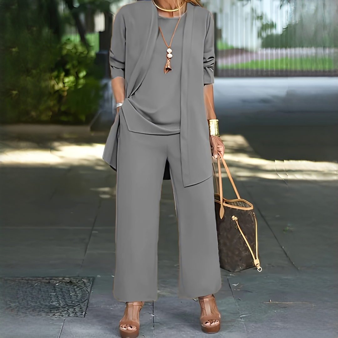 Aurella - Elegante conjunto tres piezas para mujeres