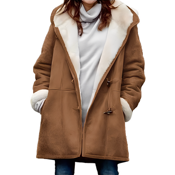 Madilyn - Abrigo Duffle con Capucha para Mujer