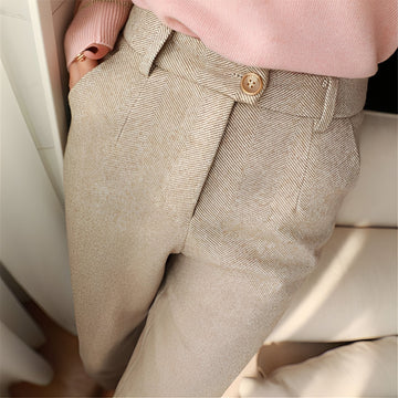 Daren - Pantalón ajustado de lana para hombres