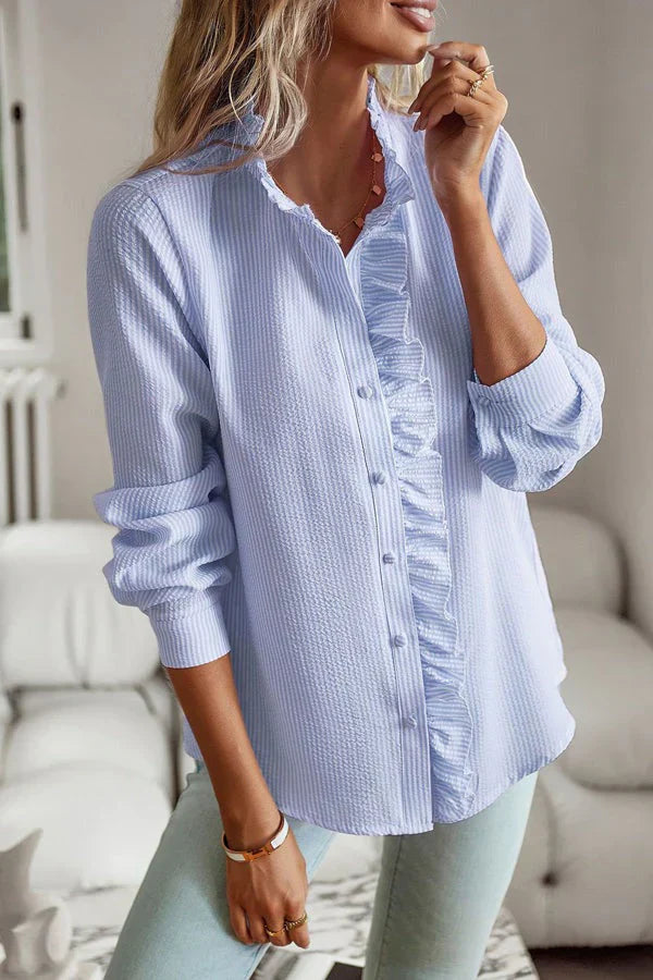 Kya - Camisa de Manga Larga Impresa para Hombres