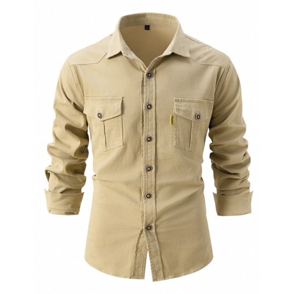 Marlon - Camisa informal, cómoda y flexible para hombres