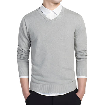 Tom - Suéter de cachemira para hombre con cuello en V