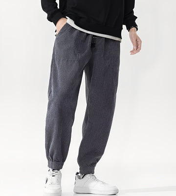 Nicholas - Pantalones de Correr de Pana con Estilo para Hombres