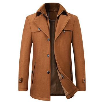 Kellan - Abrigo de lana de invierno elegante para hombres