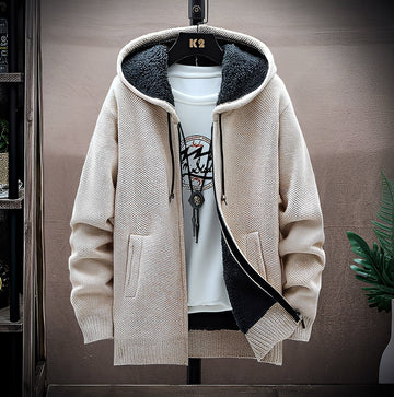 Roni - Suéter Moderno con Forro de Felpa para Hombres