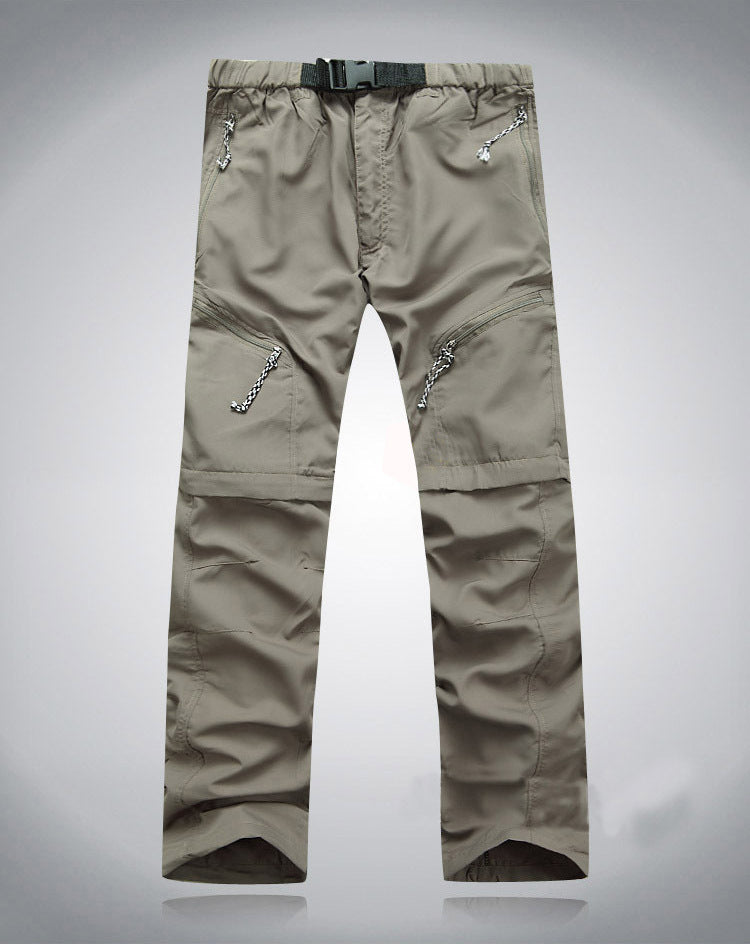 Derryl - Pantalón funcional con cremallera extraíble para hombres