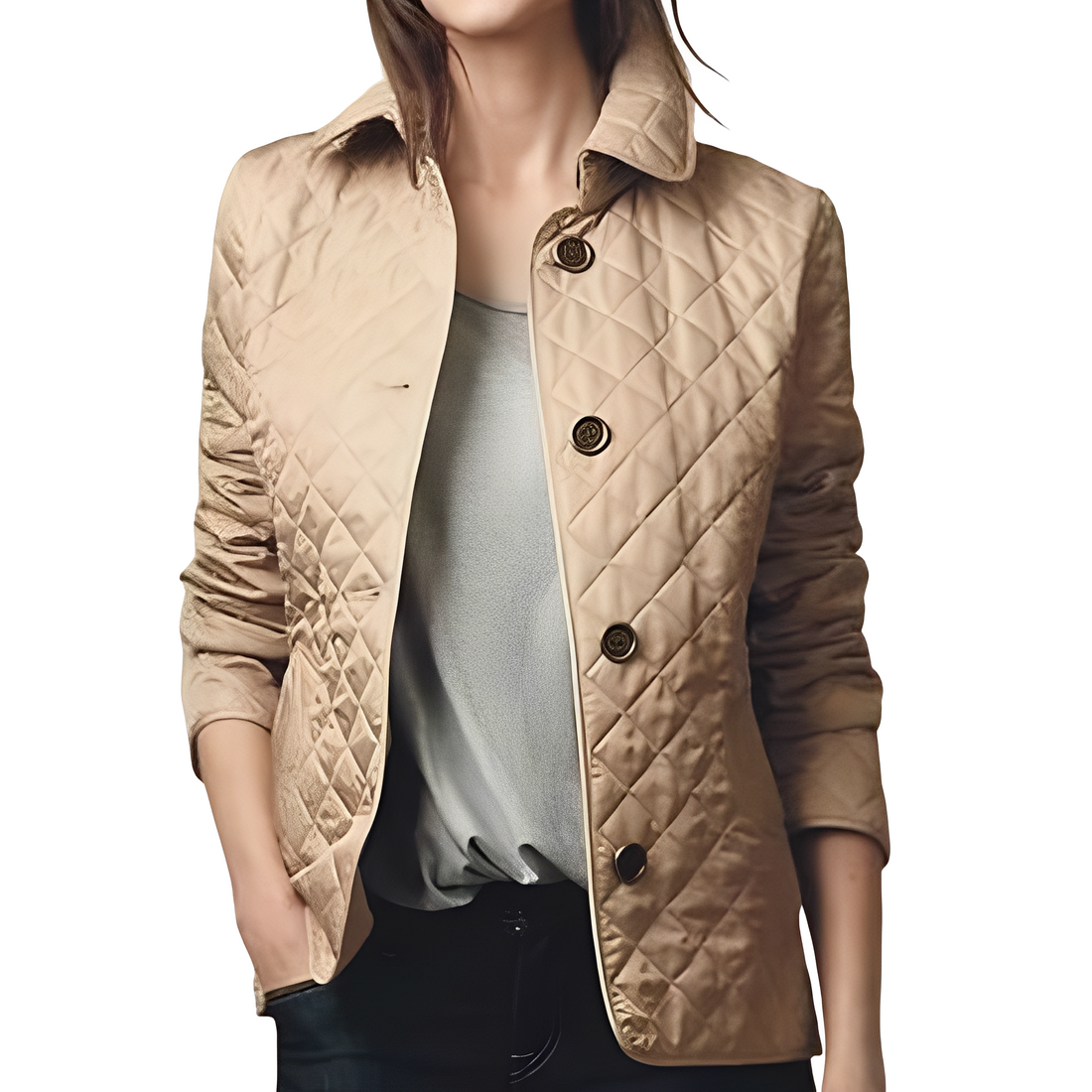 Astoria - Chaqueta Moderna Ajustada con Botones para Hombres