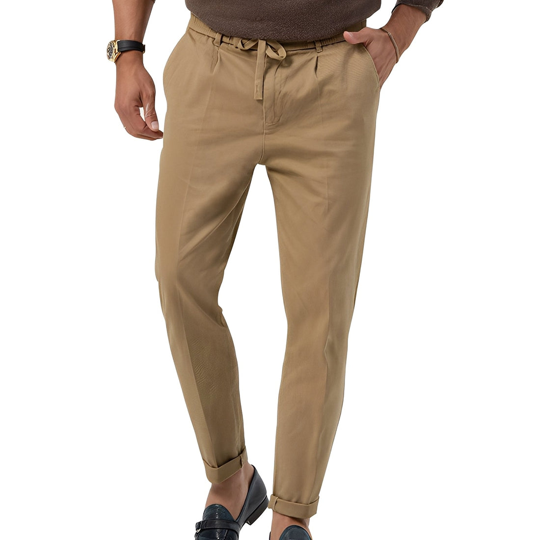 Karson - Pantalón formal recto para hombres