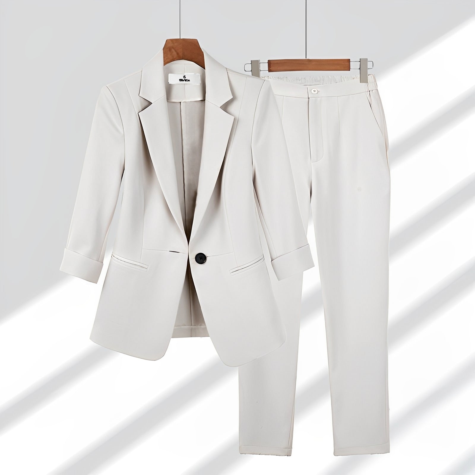 Cassarah - Traje formal de blazer y pantalones para mujeres