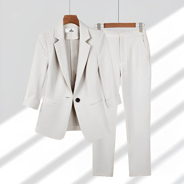 Cassarah - Traje formal de blazer y pantalones para mujeres