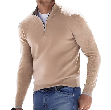 Kennith - Sudadera casual con cierre para hombres