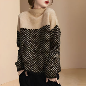 Antonia - Jersey Elegante de Patchwork para Mujeres