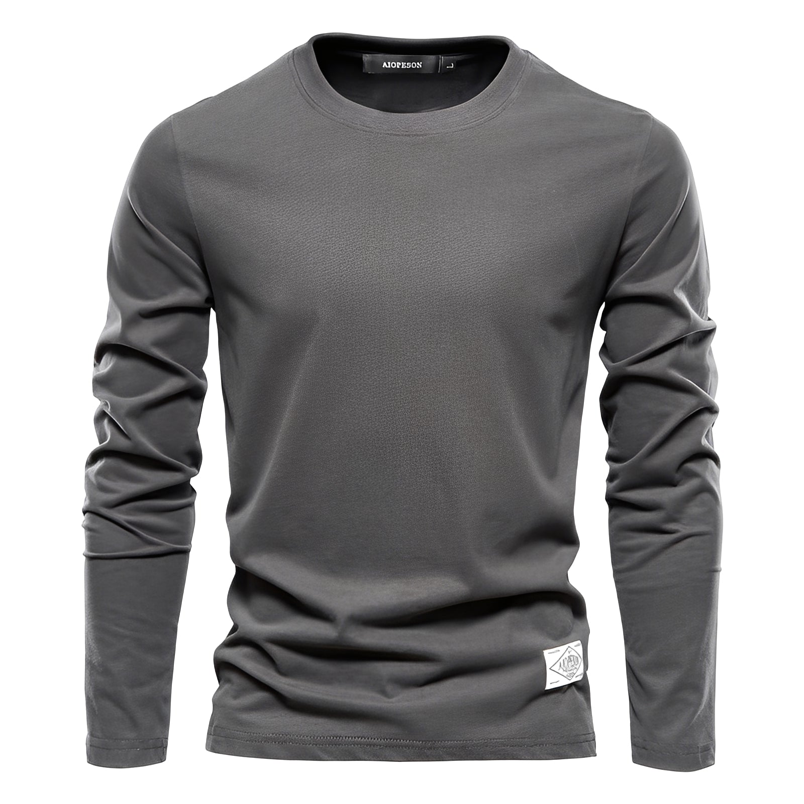 Lambert - Camisa de manga larga casual y simple para hombres